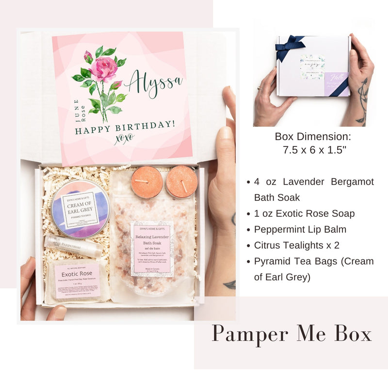 Birth Flower Birthday Box
