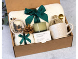 Blanket box: Evergreen Elegance (with Mug) - Eryn's Home and Gifts