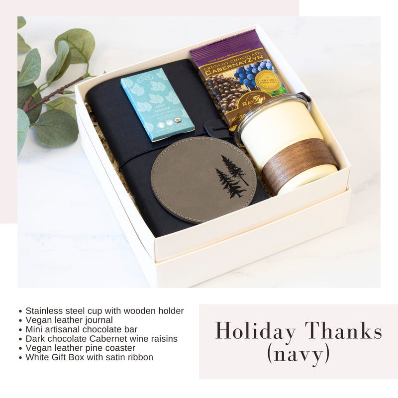 Holiday Thanks (navy) - erynshomeandgifts